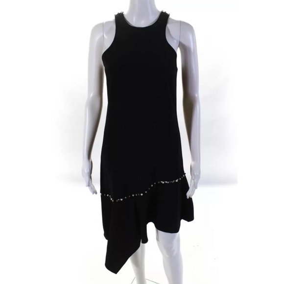 Jonathan Simkhai Beaded Asymmetrica dress black - Picture 14 of 16